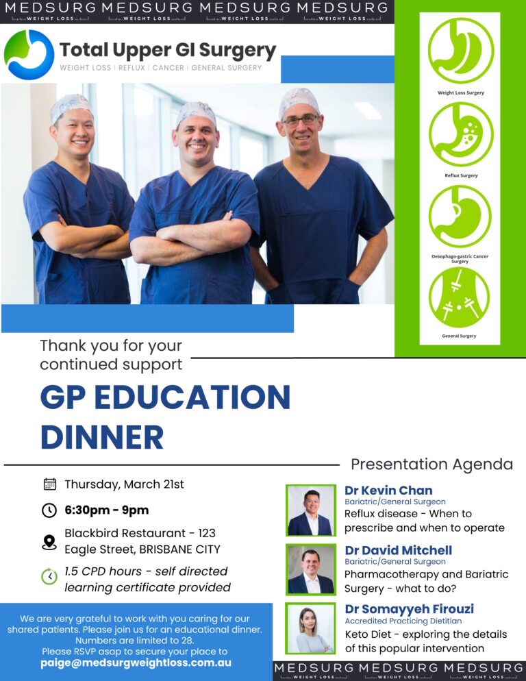 Total Upper GI and MedSurg Weight Loss - GP Education Dinner