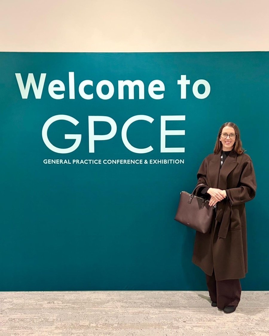 Dr Paige Lanyon-Roberts presenting at GPCE Sydney 2026 on muscle preservation during weight loss
