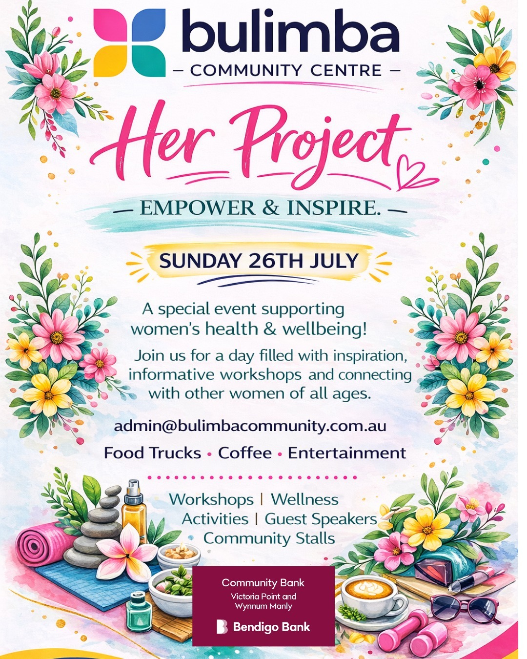 MedSurg Weight Loss will be attending the Her Project at Bulimba Community Centre