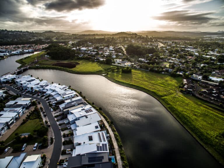 Sunshine Coast Aerial View of the River — MedSurg Weight Loss in Sunshine Coast, QLD
