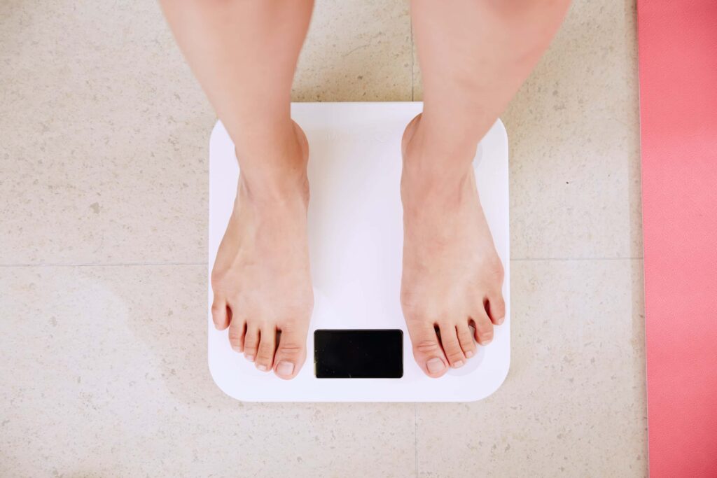 Feet On Scale — MedSurg Weight Loss in Brisbane, QLD